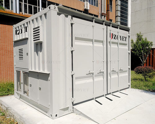 Модульный уличный контейнер для хранения газовых баллонов с центральным контролем и мониторингом, материал Q235B/SPHC