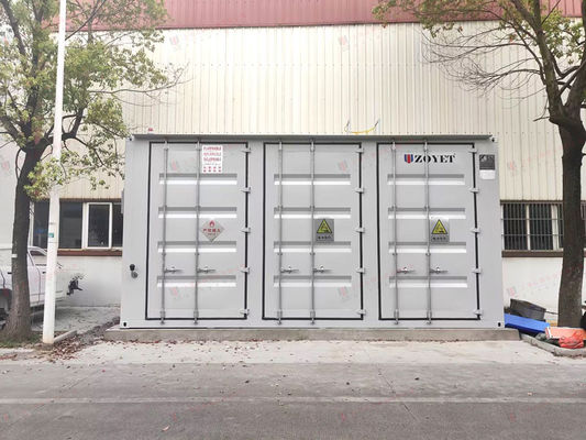 40-футовый уличный контейнер для зарядки аккумуляторов с интеллектуальной зарядкой и мониторингом окружающей среды в реальном времени для управления аккумуляторами автопарка