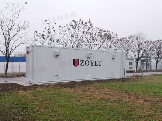 Тяжелый взрывозащитный контейнер для хранения газовых баллонов на открытом воздухе с дистанционным мониторингом для строительных площадок